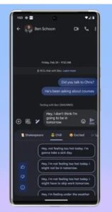 Google Messages AI Bard